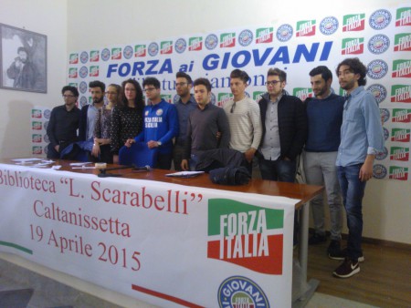 ENNA - 20/04/2015 Caltanissetta Convention Regionale Giovani. Fi Giovani Enna presenti numerosi