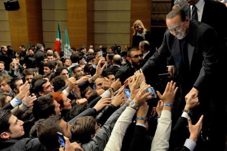 Silvio Berlusconi ritorna in Sicilia. 